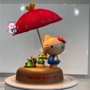 Hello Kitty Umbrella Wood Light by USB